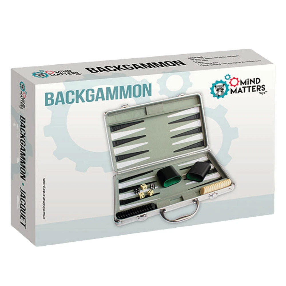 Mind Matters Backgammon 15" With Aluminium Case