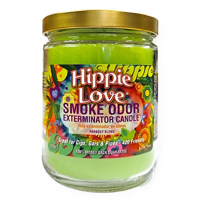 Smoke Odor Candle Hippie Love 13oz