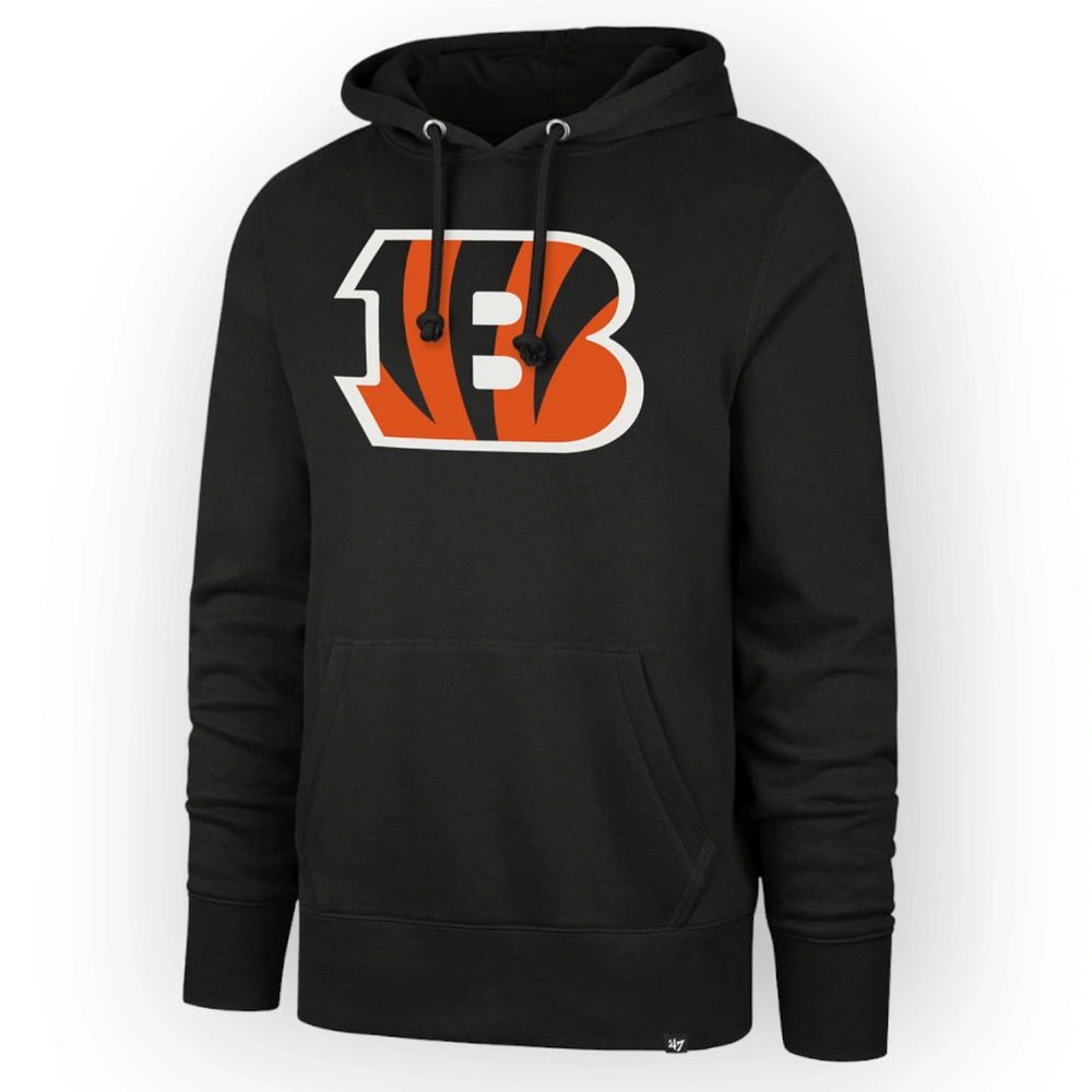 NFL Cincinnati Bengals '47 Brand Imprint Headline Black Hoodie