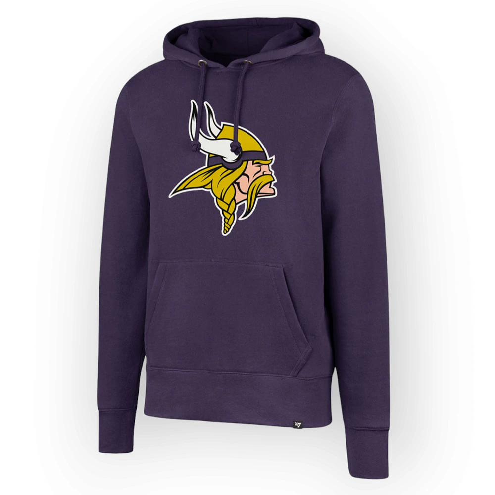 NFL Minnesota Vikings '47 Brand Imprint Headline Purple Hoodie