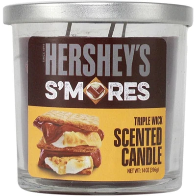 Hershey's S'Mores Scented Triple Wick Candle 14oz