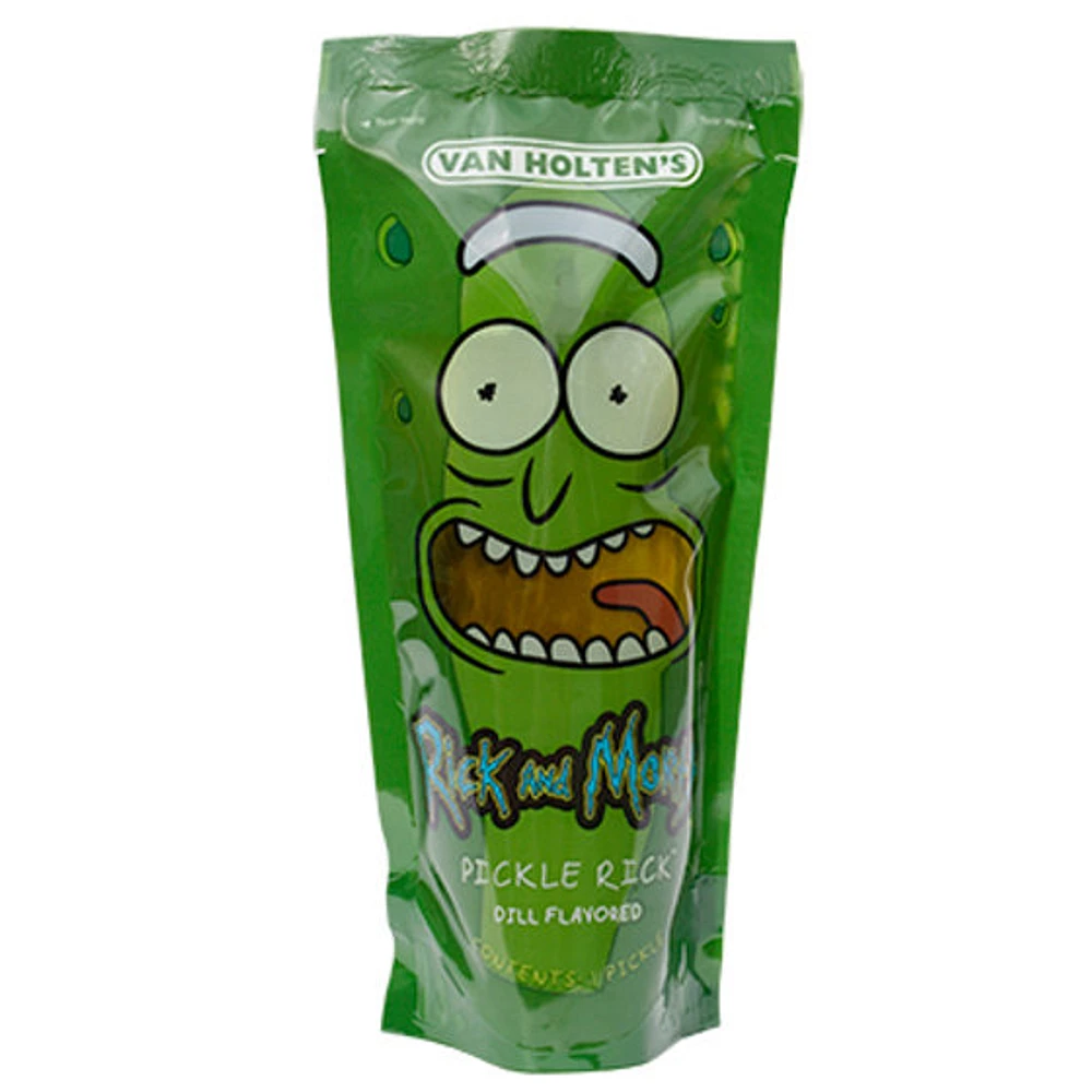 Van Holten's Rick And Morty Pickle Rick Pickle in a Bag