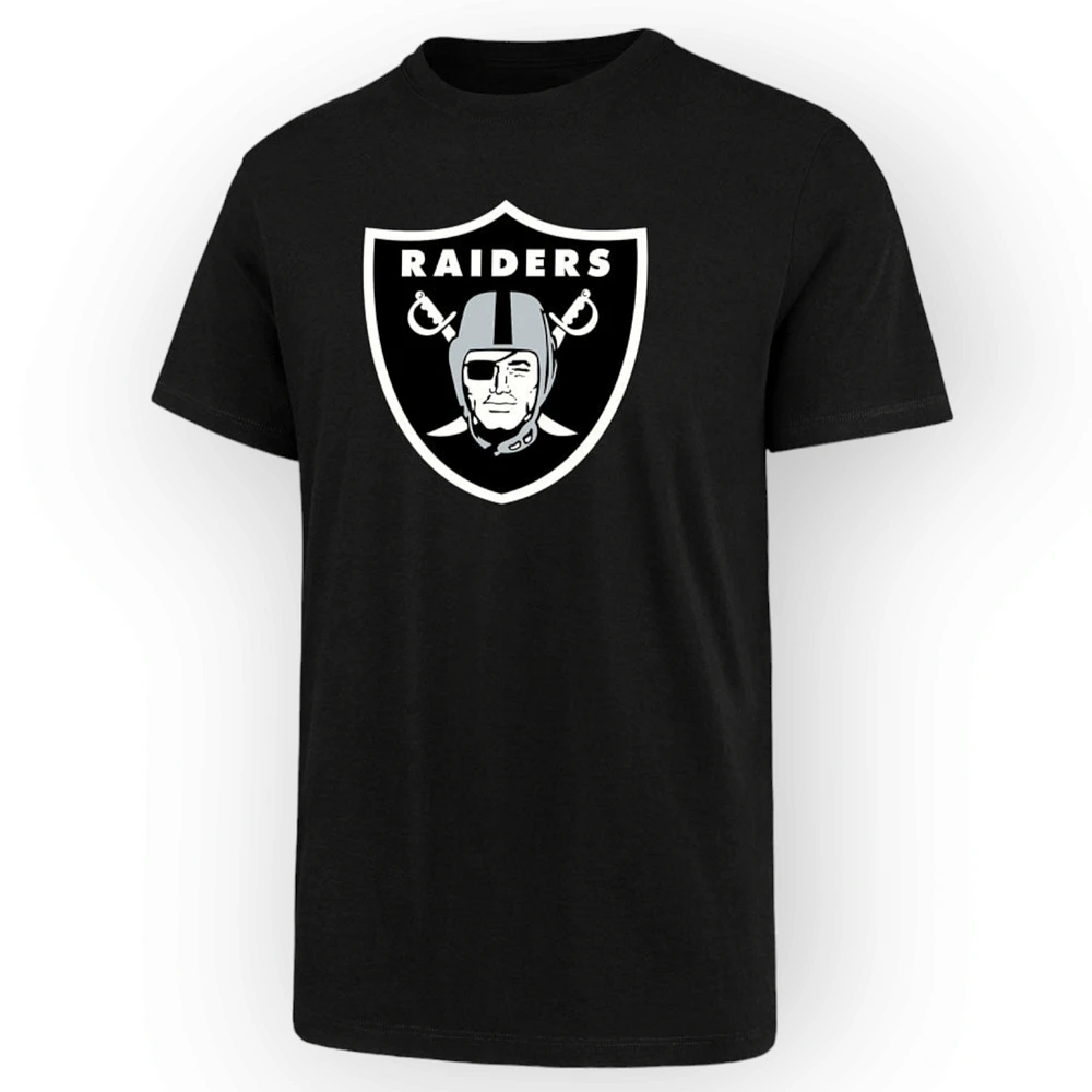 NFL Las Vegas Raiders '47 Brand Primary Logo Black T-Shirt