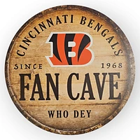 NFL Cincinnati Bengals 14" Fan Cave Tavern Sign