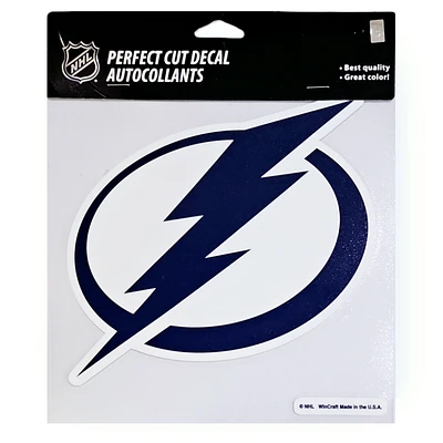 NHL Tampa Bay Lightning Decal 8" x 8"