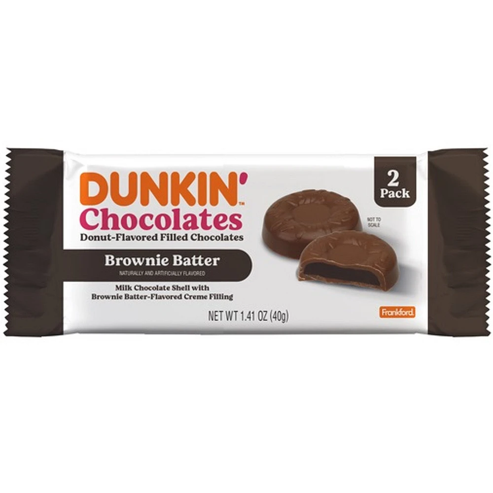 Dunkin' Chocolates Brownie Batter 2 Pack 40g