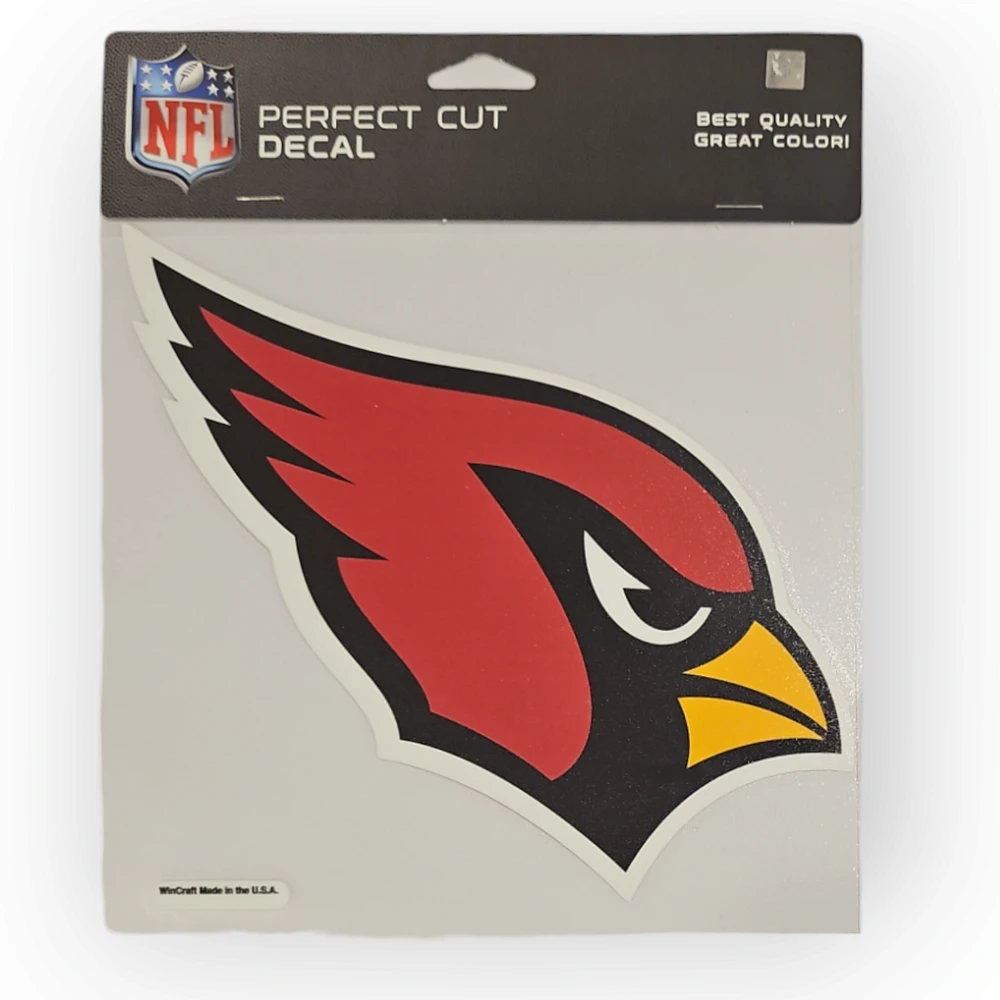 NFL Arizona Cardinals Decal 8" x 8"