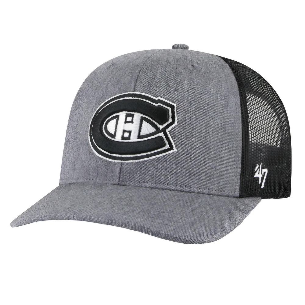 NHL Montreal Canadiens '47 Brand Carbon Trucker Cap