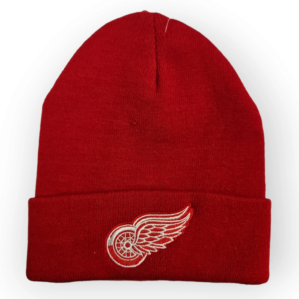 NHL Detroit Red Wings Red Knit Raised Cuff Beanie