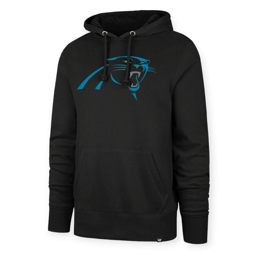 NFL Carolina Panthers '47 Brand Imprint Headline Black Hoodie