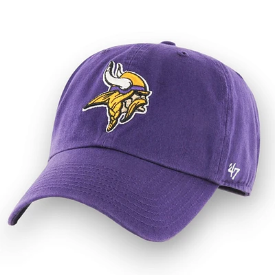 NFL Minnesota Vikings '47 Brand Purple Clean Up Cap