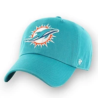 NFL Miami Dolphins '47 Brand Teal Clean Up Cap