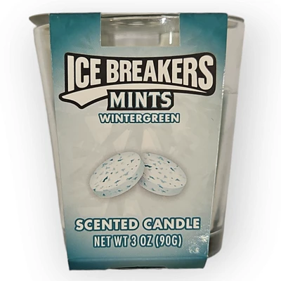 Ice Breakers Mints Wintergreen Scented Candle 3oz