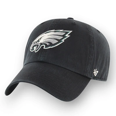 NFL Philadelphia Eagles '47 Brand Black Clean Up Cap