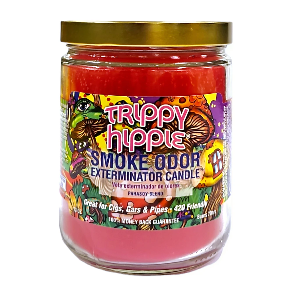 Smoke Odor Candle Trippie Hippie 13oz