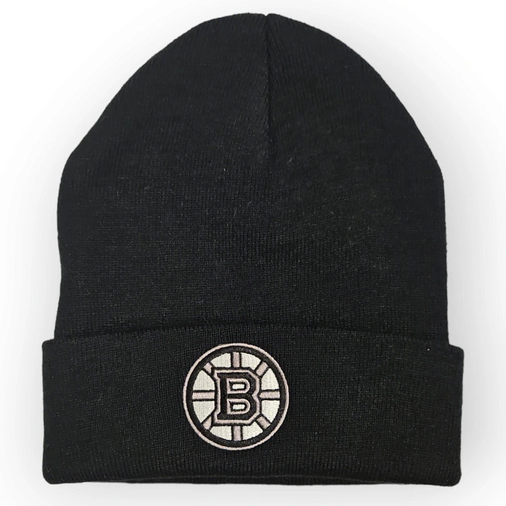 NHL Boston Bruins Platinum Knit Raised Cuff Beanie