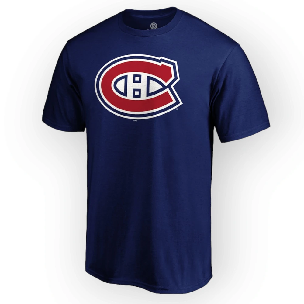 NHL Montreal Canadiens Navy Primary Logo T-Shirt