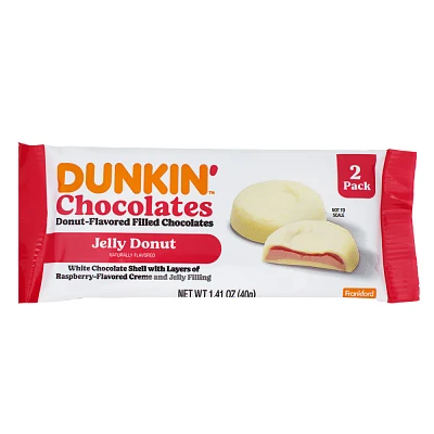 Dunkin' Chocolates Jelly Donut 2 Pack 40g