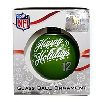 NFL Seattle Seahawks #12 Glass Ball Ornament