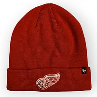 NHL Detroit Red Wings '47 Brand Red Raised Cuff Beanie