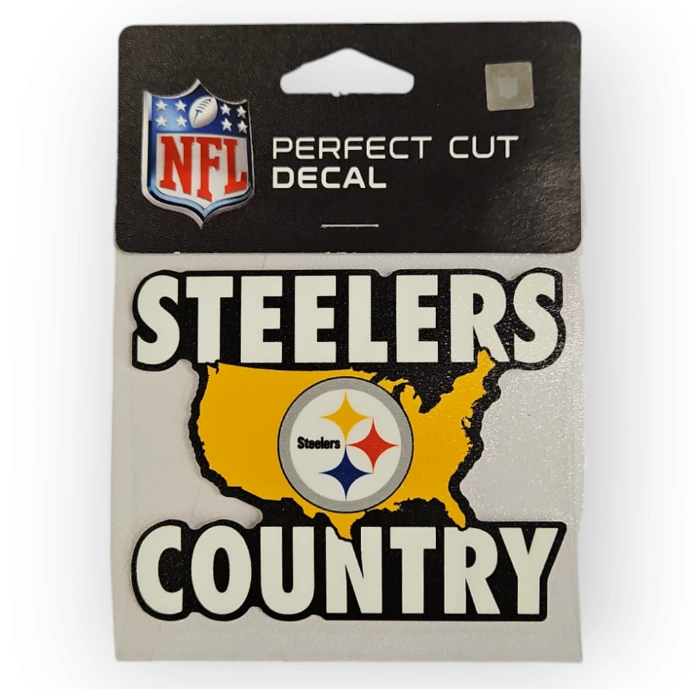 NFL Pittsburgh Steelers Decal 4" x 4"