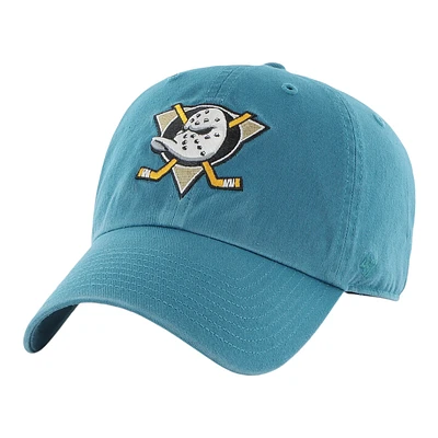 NHL Anaheim Ducks '47 Brand Teal Vintage Clean Up Cap