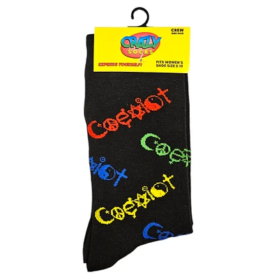 Coexist Licensed Socks