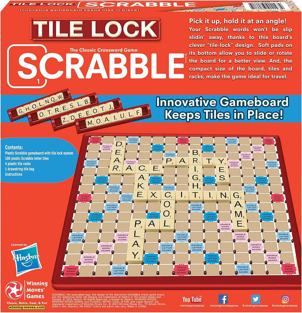 Scrabble Tile Lock Edition