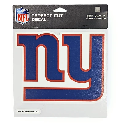 NFL N.Y. Giants Decal 8" x 8"