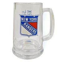 NHL New York Rangers Beer Stein Glass 15oz