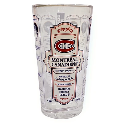 NHL Montreal Canadiens Bartender Mixing Glass 16oz