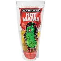 Van Holten's Hot Mama Hot And Spicy Pickle in a Bag