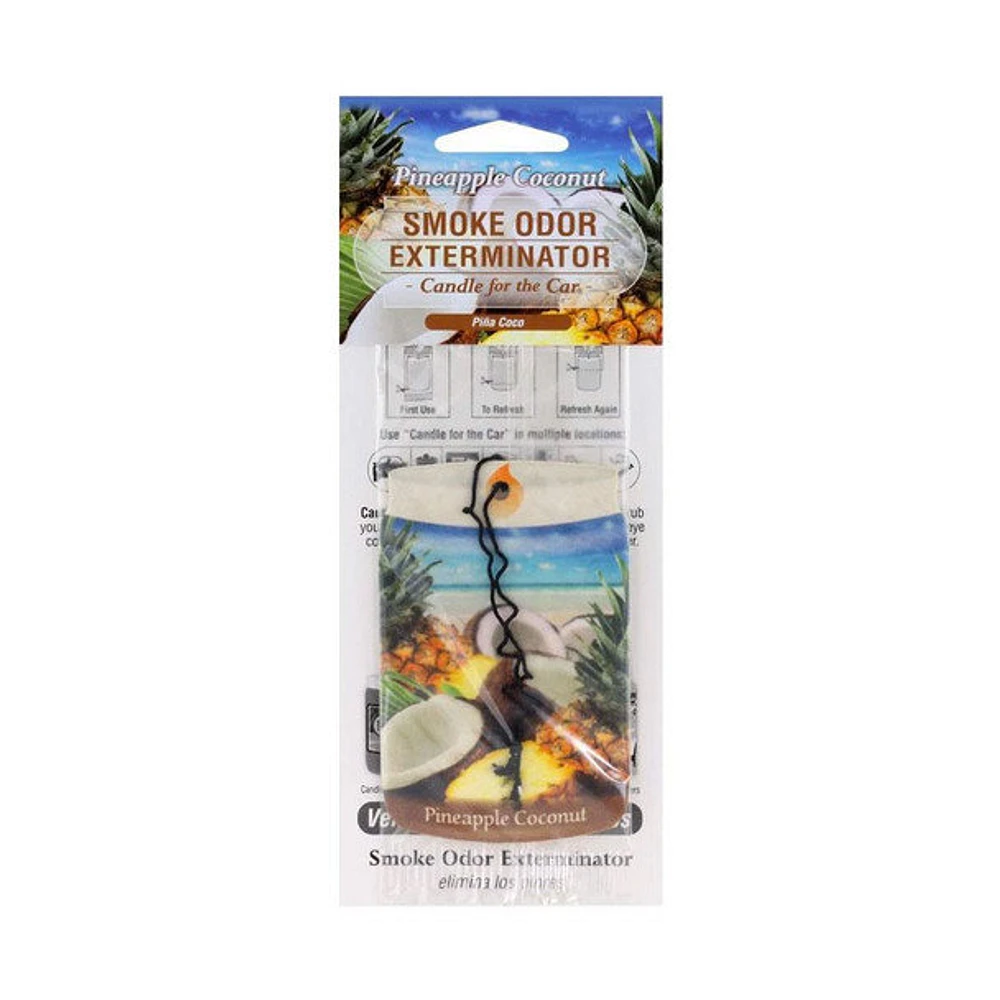 Smoke Odor Car Air Freshener Pineapple Coconut