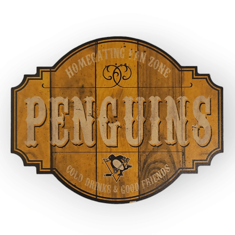 NHL Pittsburgh Penguins 12" Homegating Tavern Sign