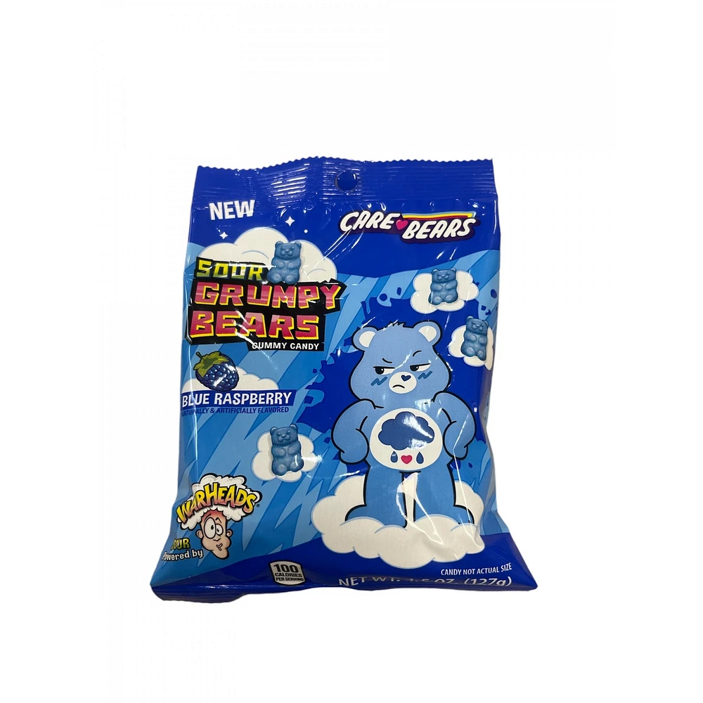 Care Bears Warheads Sour Grumpy Bears 127g