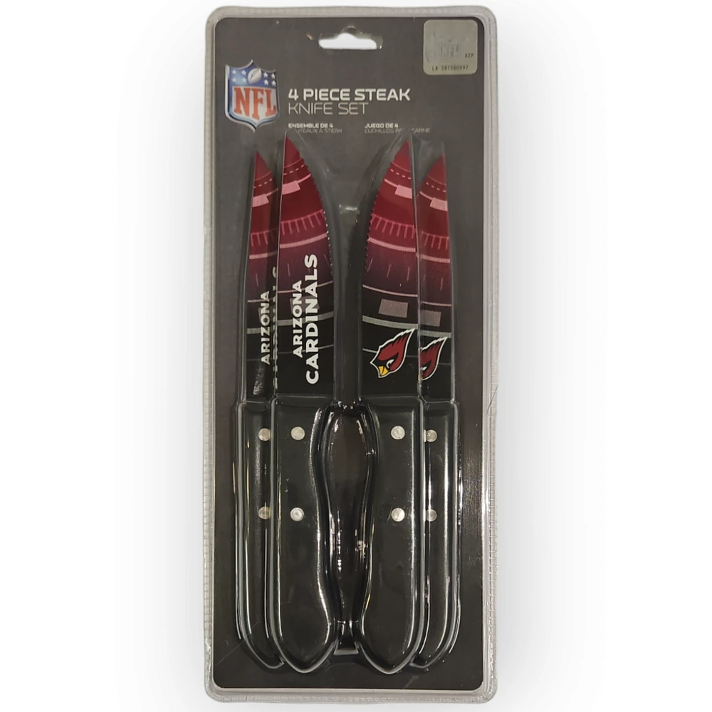 NFL Arizona Cardinals 4-Piece Knife Set