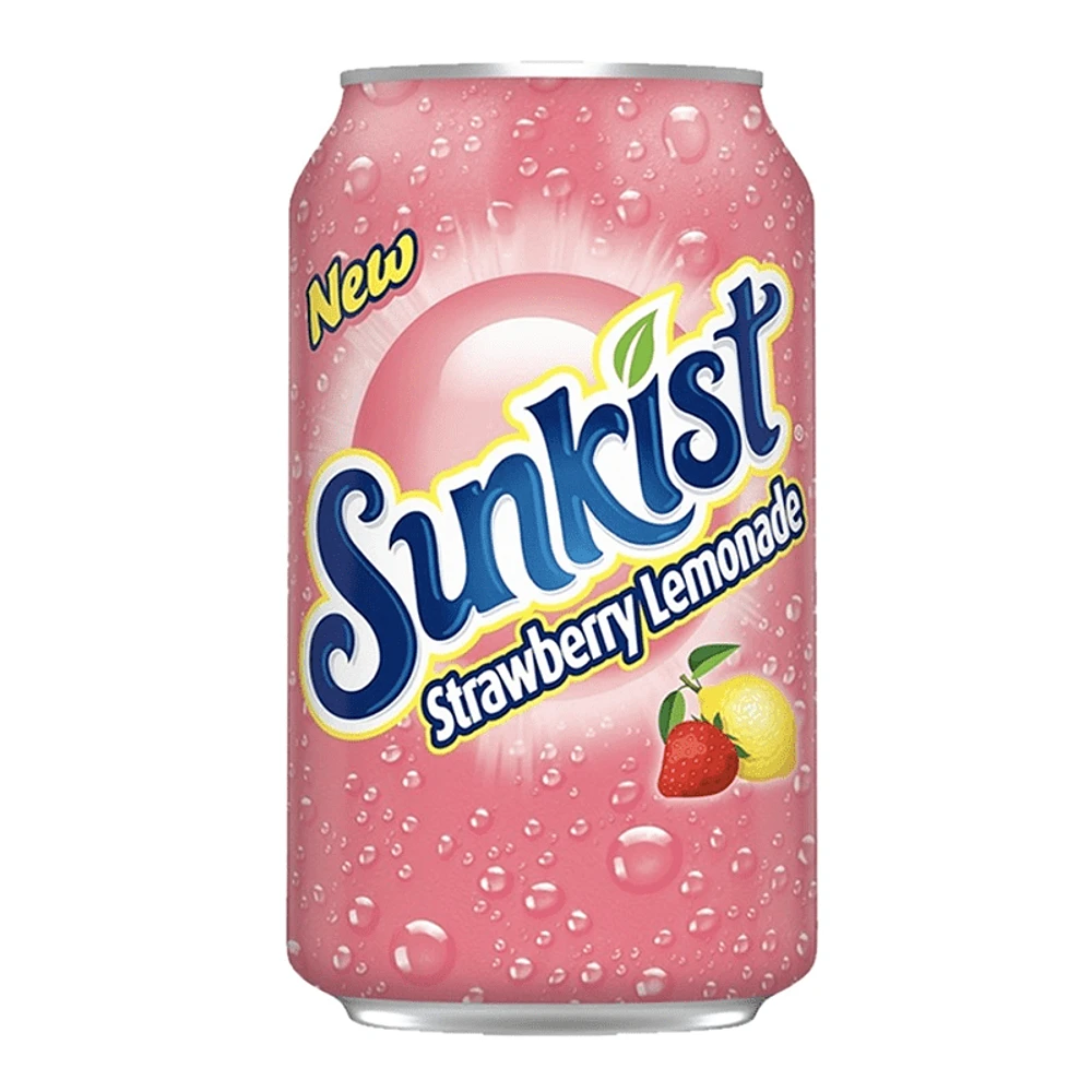 Sunkist Strawberry Lemonade 355mL