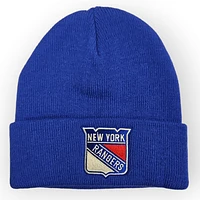 NHL N.Y. Rangers Blue Knit Raised Cuff Beanie