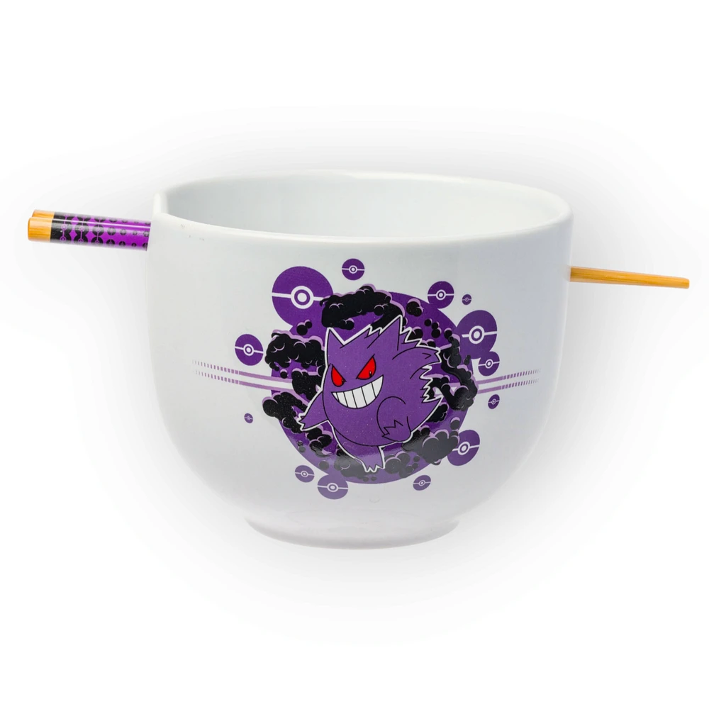 Pokemon Gengar Ramen Bowl & Chopsticks