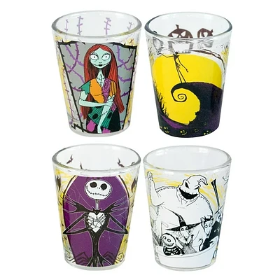 Nightmare Before Christmas Shot Glass Set (4 pack)