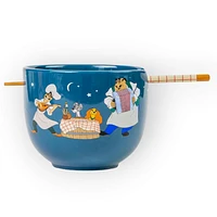 Lady and the Tramp Ramen Bowl & Chopsticks