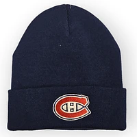 NHL Montreal Canadiens Navy Knit Raised Cuff Beanie