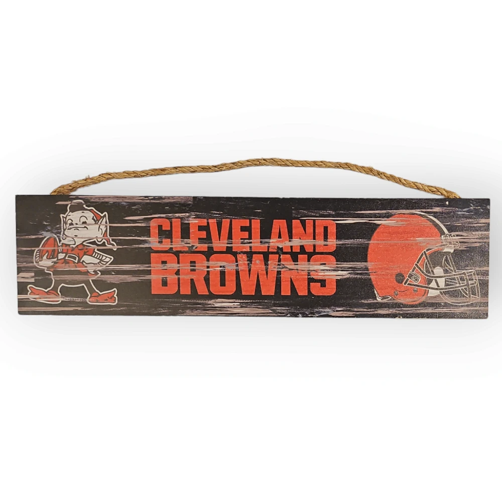 NFL Cleveland Browns Logo & Helmet Sign