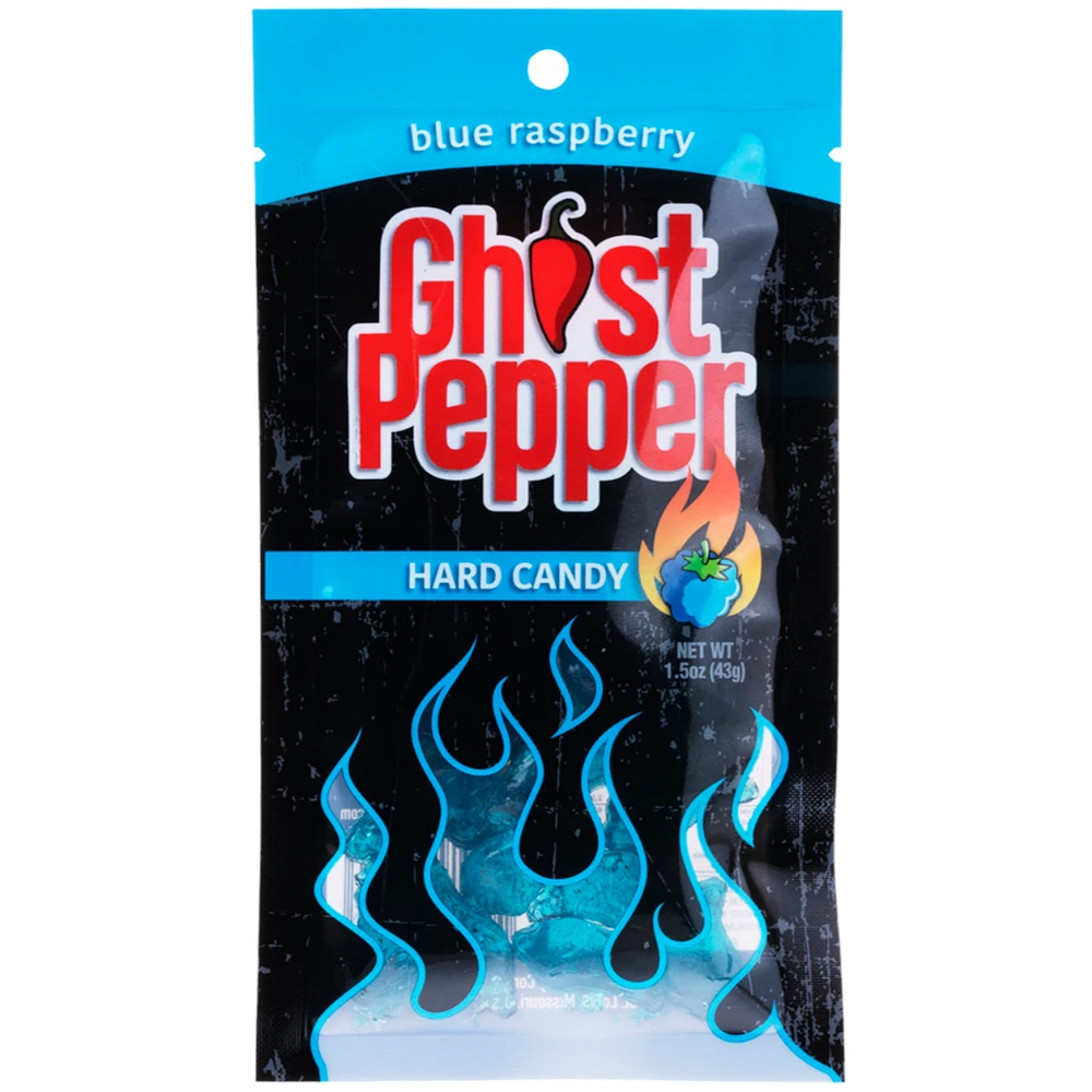 Ghost Pepper Hard Candy Blue Raspberry 36g