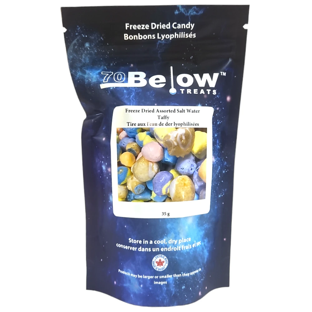 70 Below Freeze Dried Salt Water Space Taffy 35g