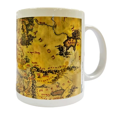 Lord of the Rings Middle Earth Map Coffee Mug