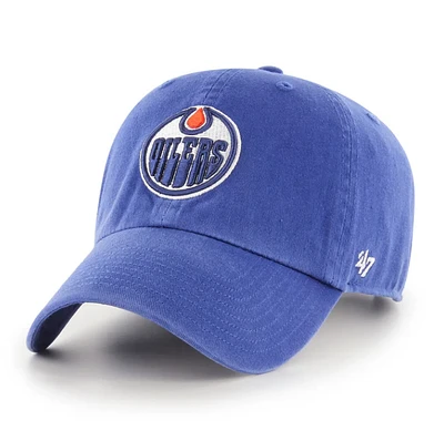 NHL Edmonton Oilers '47 Brand Blue Clean Up Cap