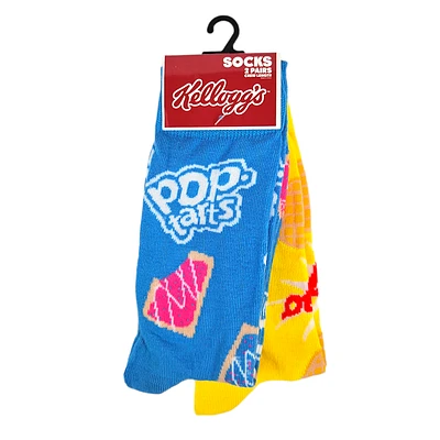 Kellogg's Pop-Tarts & Eggo Licensed Socks (2 Pack)