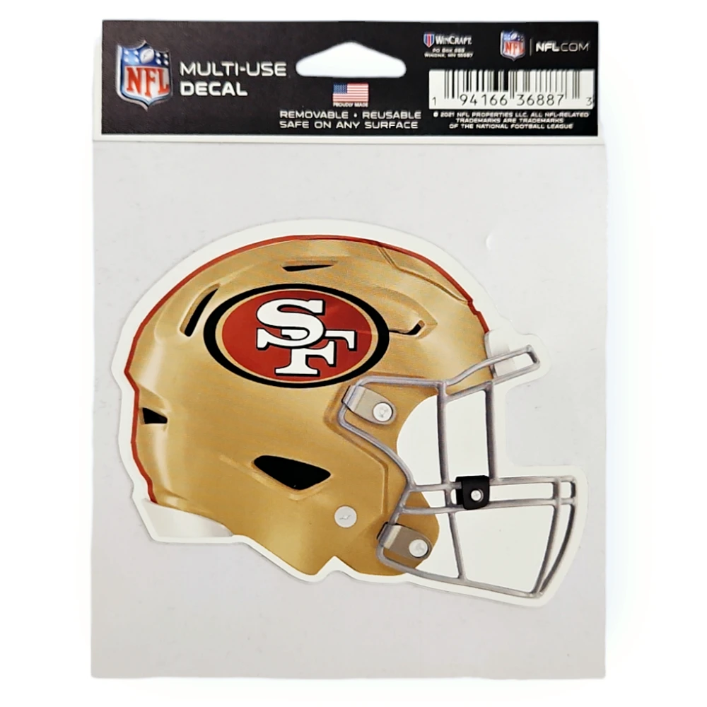 NFL San Francisco 49ers Decal 3.75 x 5"