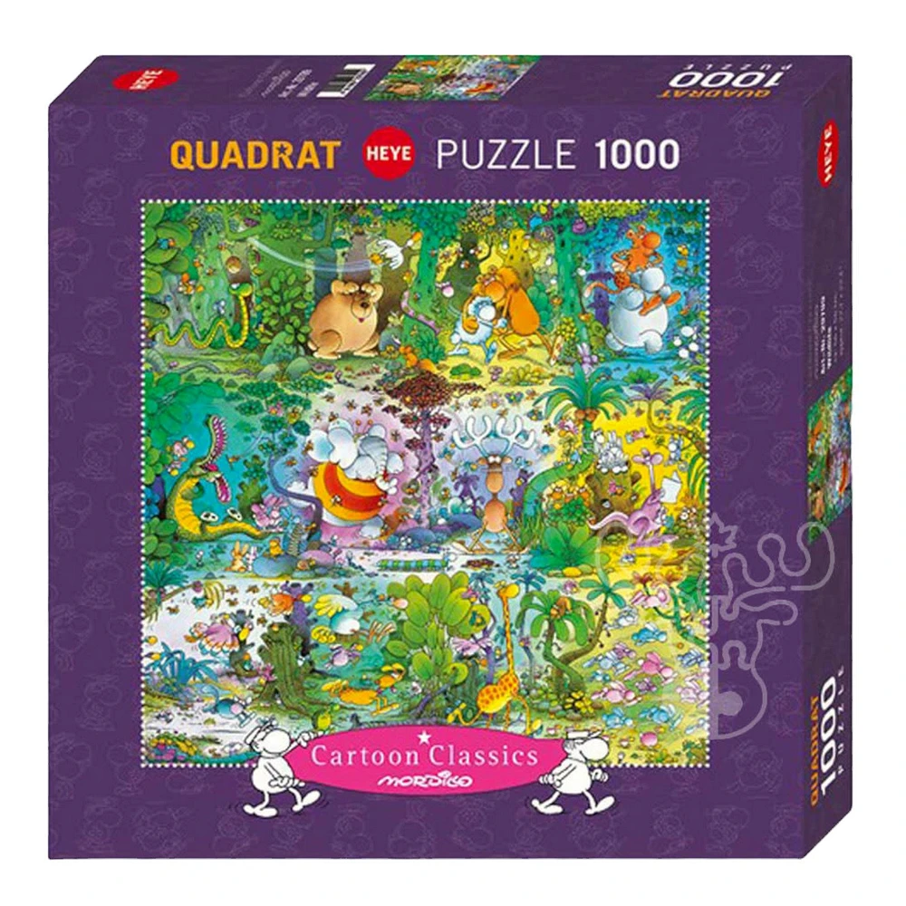 Heye 1000 Piece Puzzle Cartoon Classics Wildlife